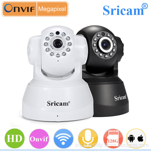 Sricam SP012 CMOS Sensor Hot Selling Pan Tilt IEEE 820.11 b/g/n Wireless Wifi Indoor Dome Onvif IP Camera